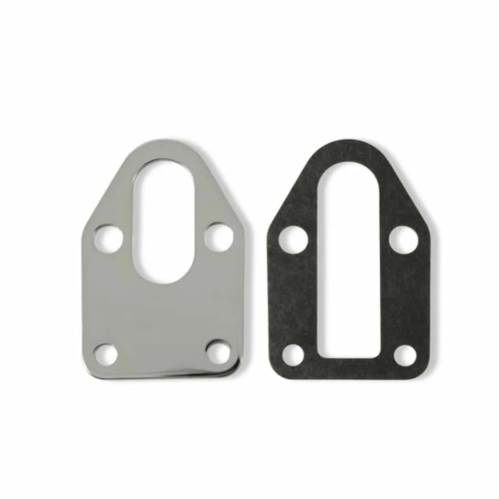 Mr. Gasket Fuel Pump Mounting Plate - Chrome - 1514